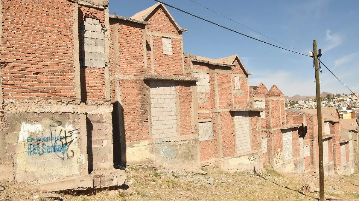 Casas sin habitar en la colonia Arboledas