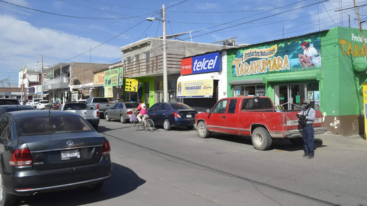 Zona comercial Meoqui