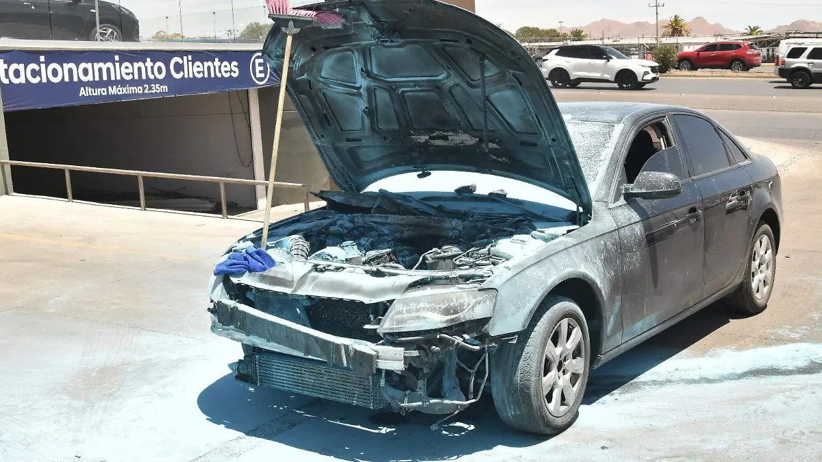 Incendio de vehículo