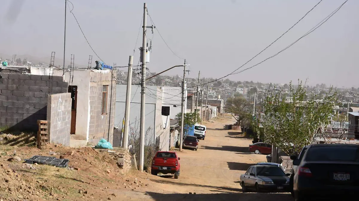 Calle sin pavimentar