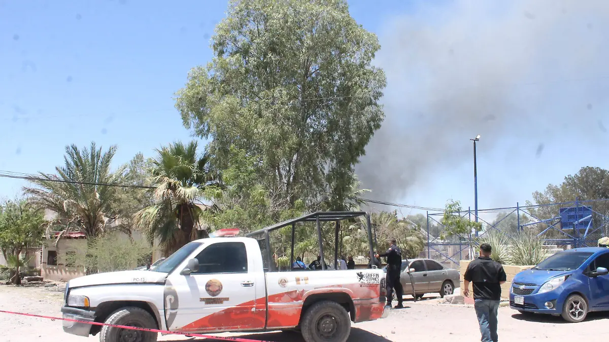 El incendio se suscitó la tarde del viernes