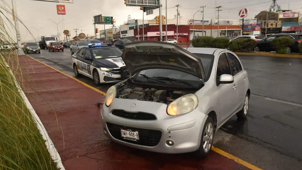 Derrapa en la Ortiz Mena