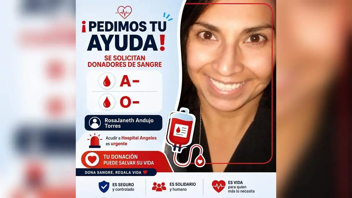 Janeth Andujo - donadores de sangre
