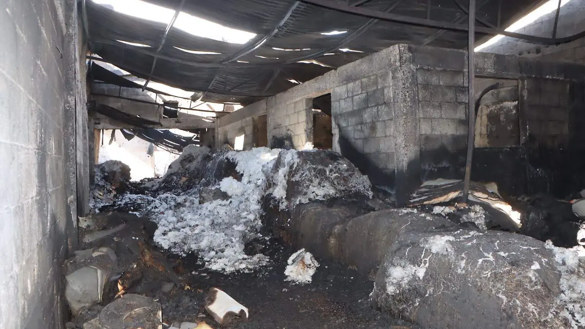 Incendio en fábrica de muebles (1)