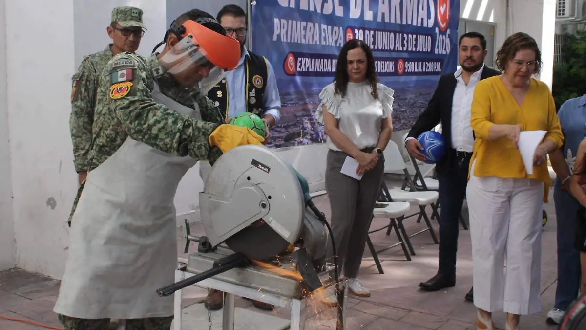 Destrucción de un rifle