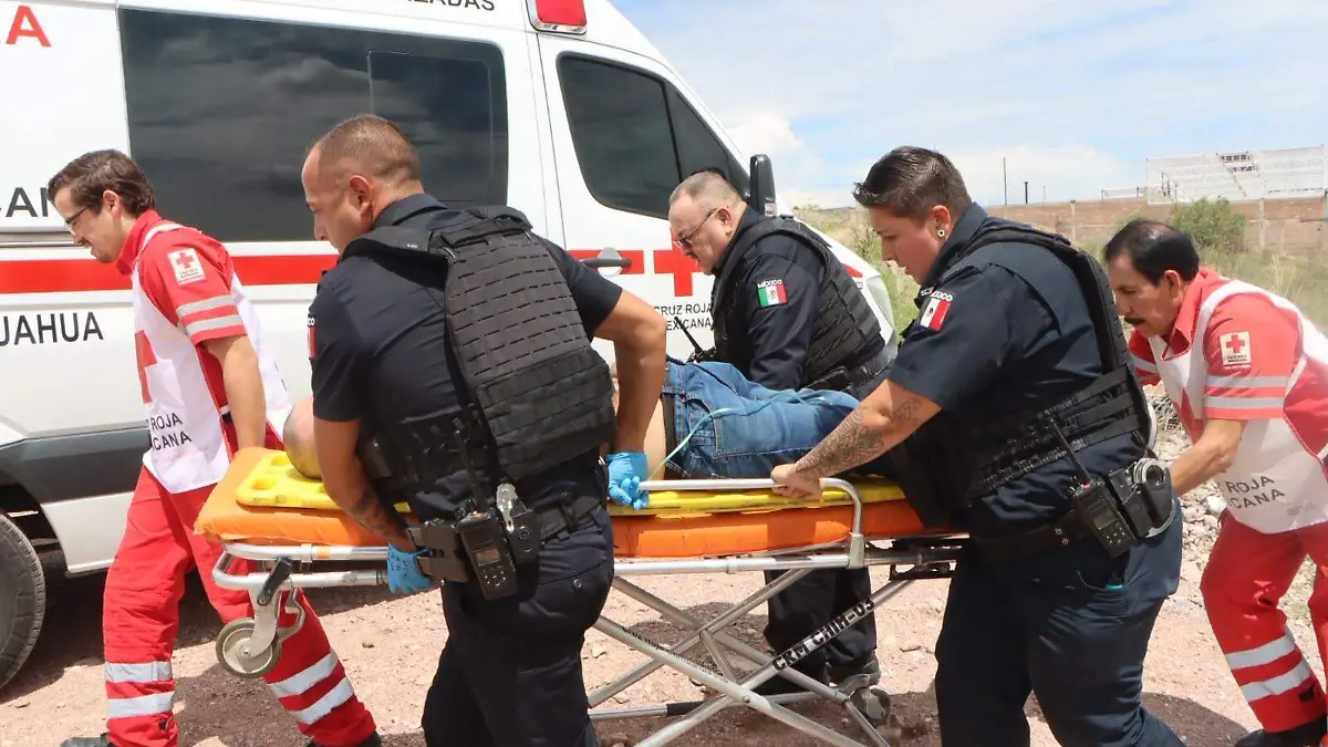 Hombre inconsciente en Los Minerales (2)
