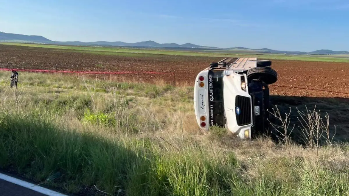 accidente camion transporte