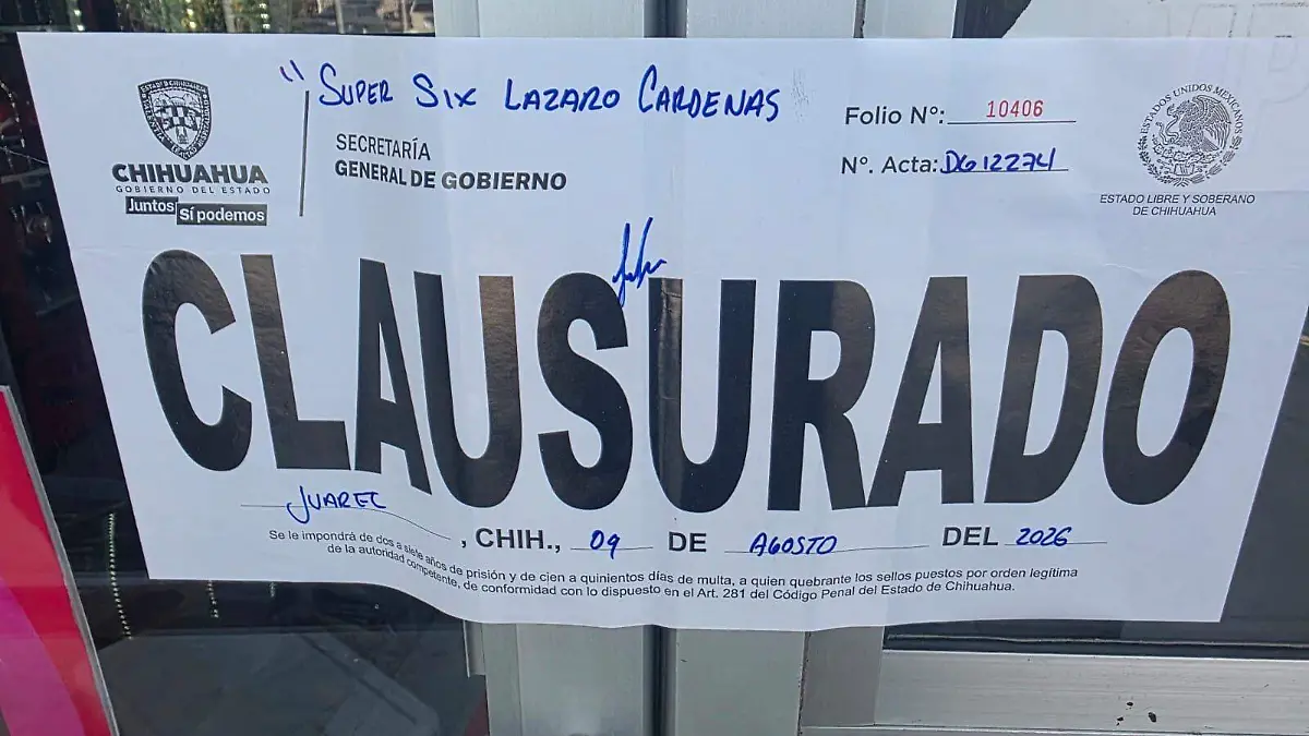 clausurado