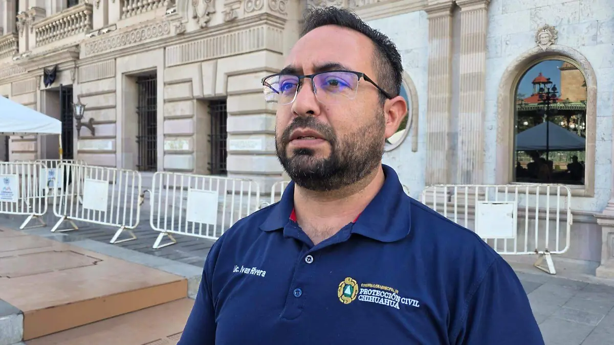 Iván Rivera Macías, titular de la Coordinación Municipal de Protección Civil