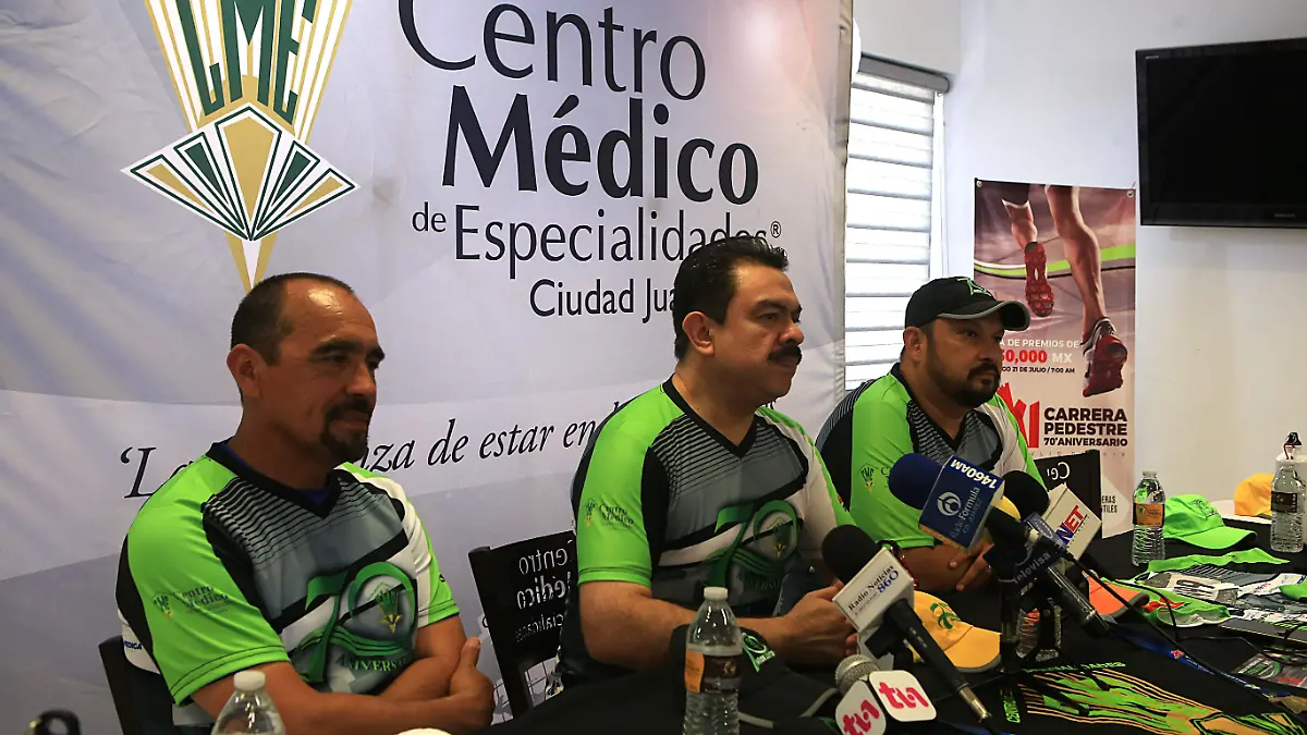 confe de la carrera del Centro Medico  