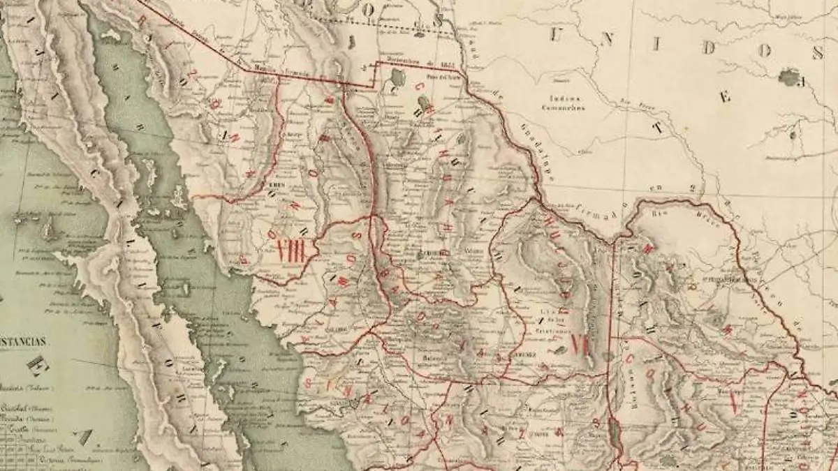 mapa méxico segundo imperio