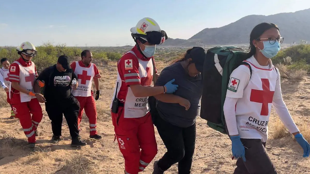 migrantes en el desierto 