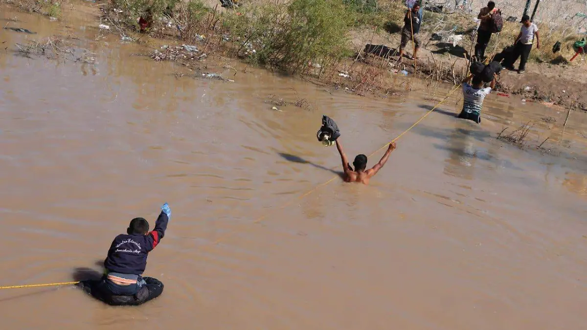 Migrantes el río