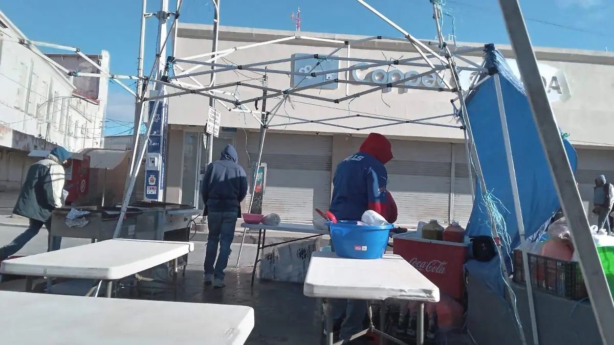 pérdidas comerciantes por vientos