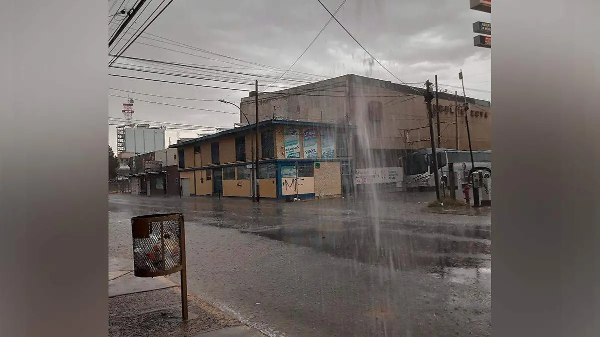 lluvia en  el centro