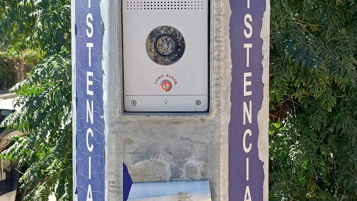 dañó cámara de botón de pánico