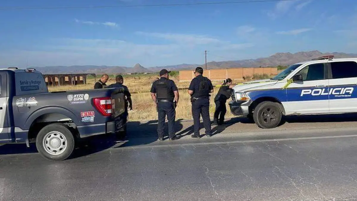 masacre carretera juárez movilización patrulla policía ocho cuerpos