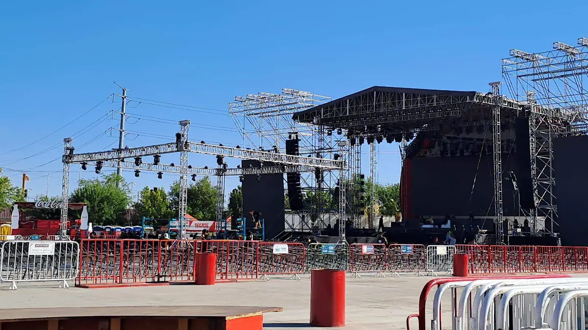 Escenario de Feria Juárez