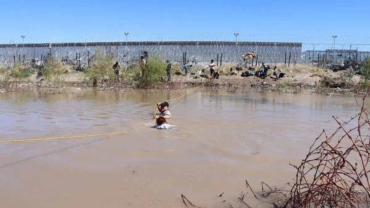 Migrantes el río