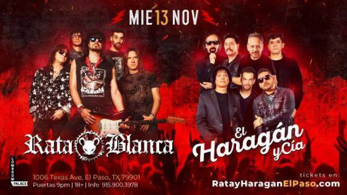 Rata Blanca en El Paso, Texas