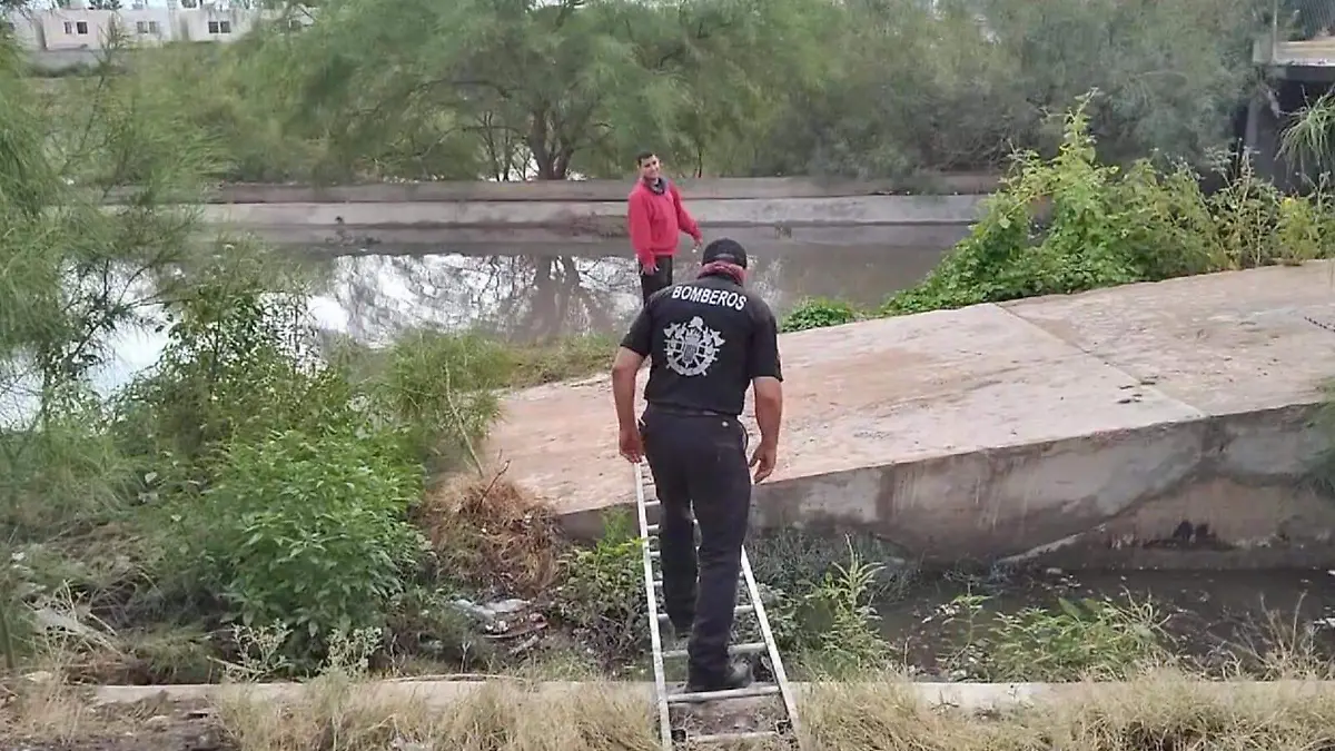 rastreo de adolescente arrastrado por corriente