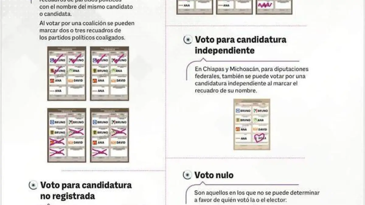 Como votar INE