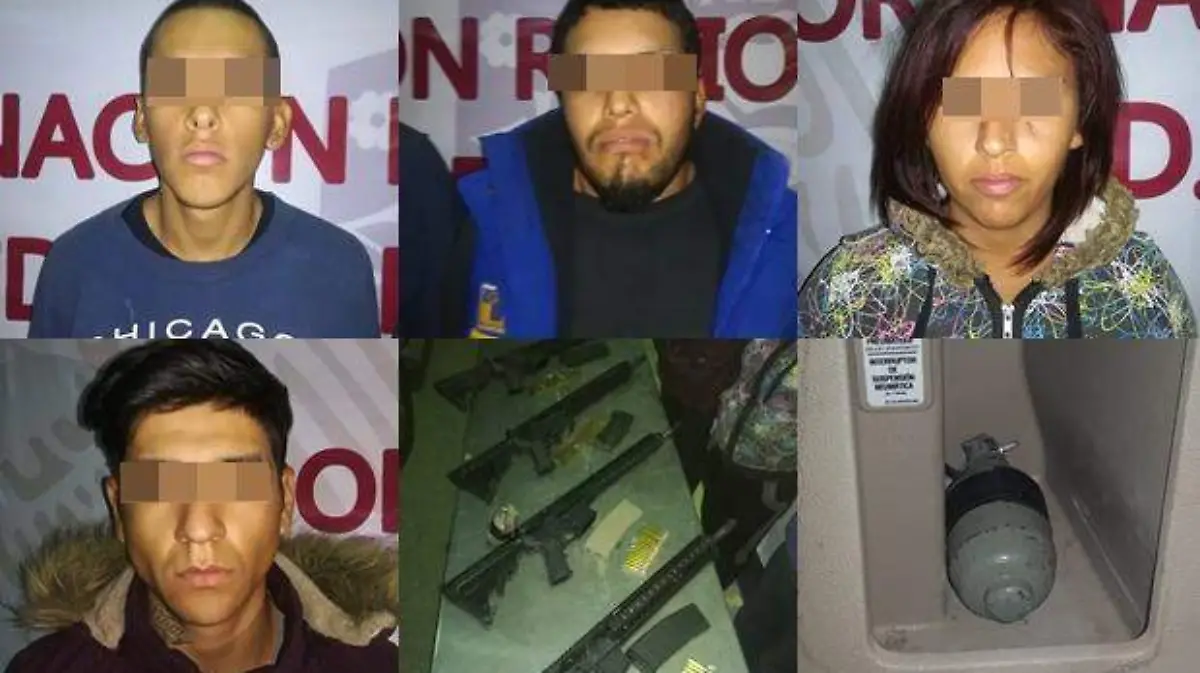 sicarios de la linea detenidos