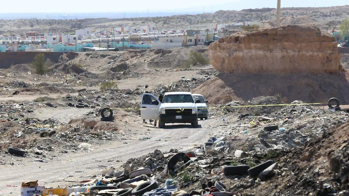 muerto en terreno baldio