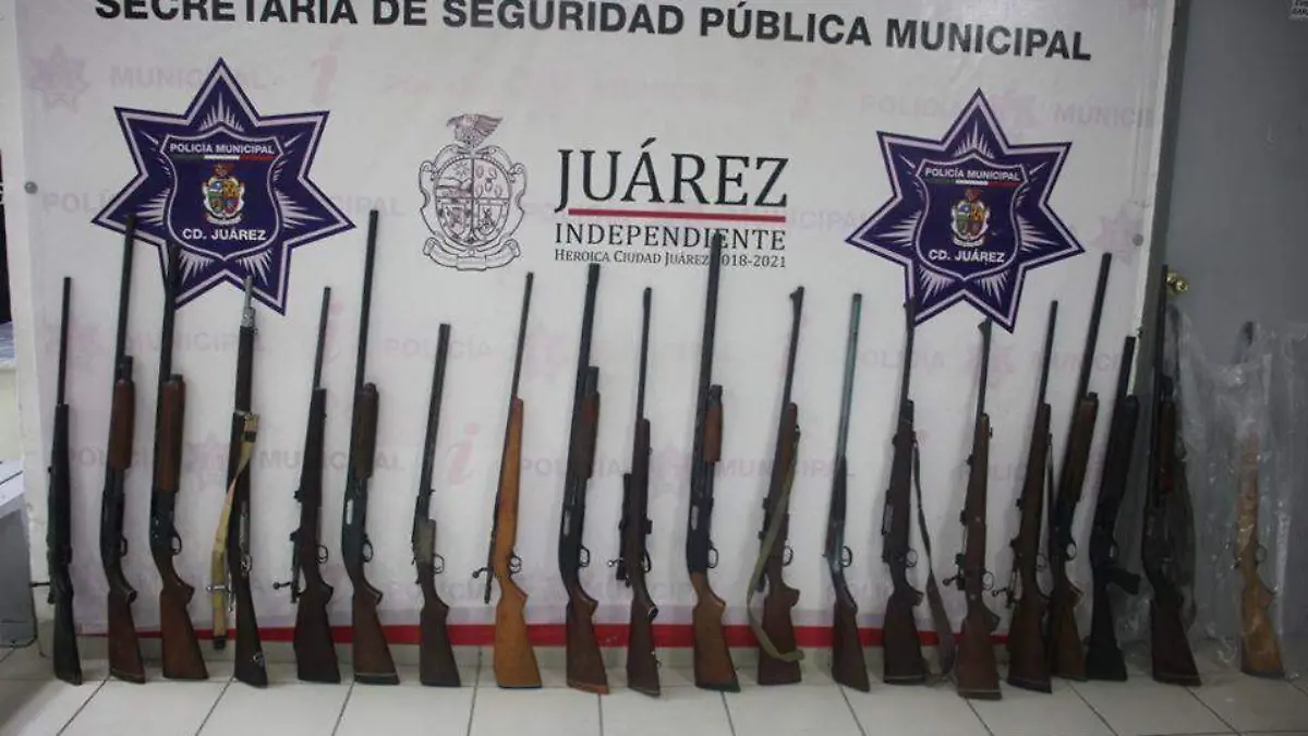 armas decomisadas