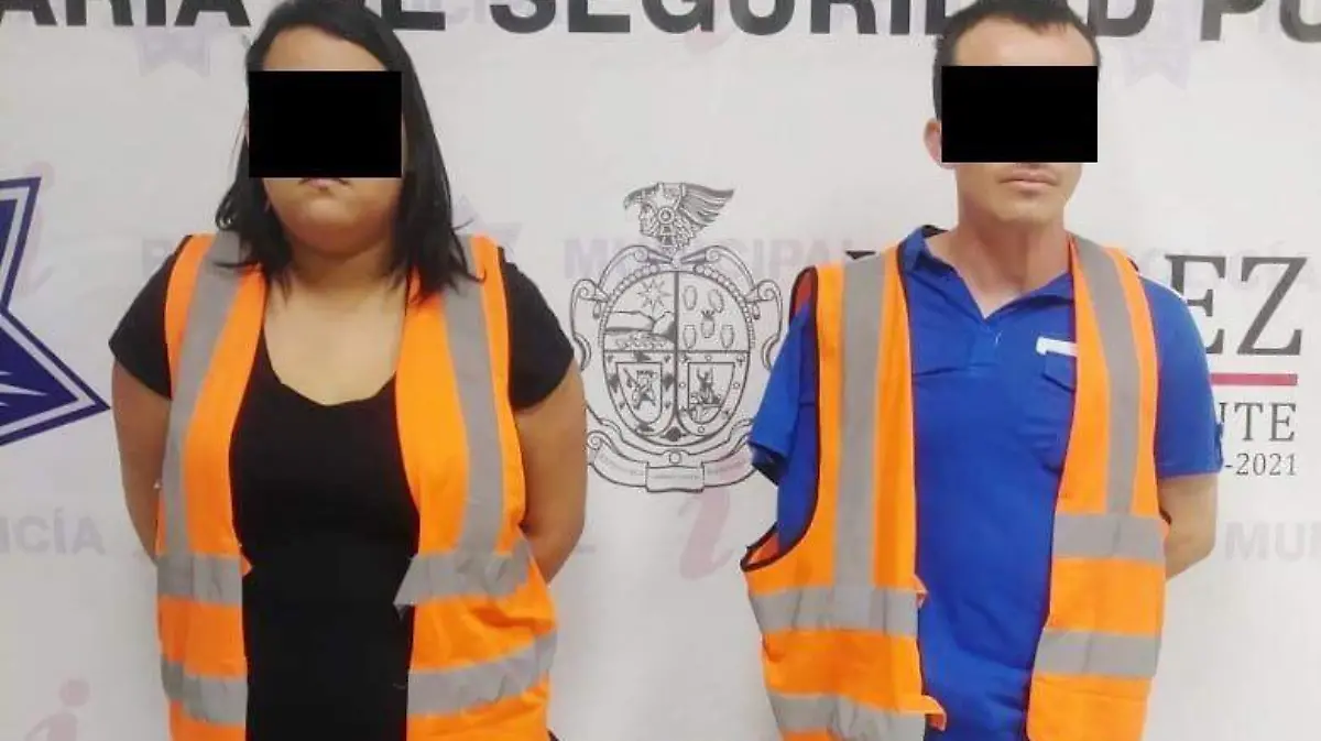 pareja detenida por violencia