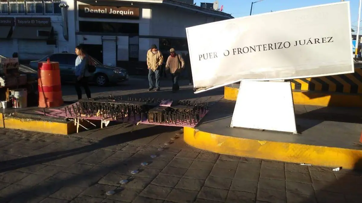 daños tras choque de trailer