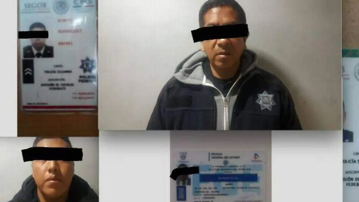 policias detenidos por extorsion