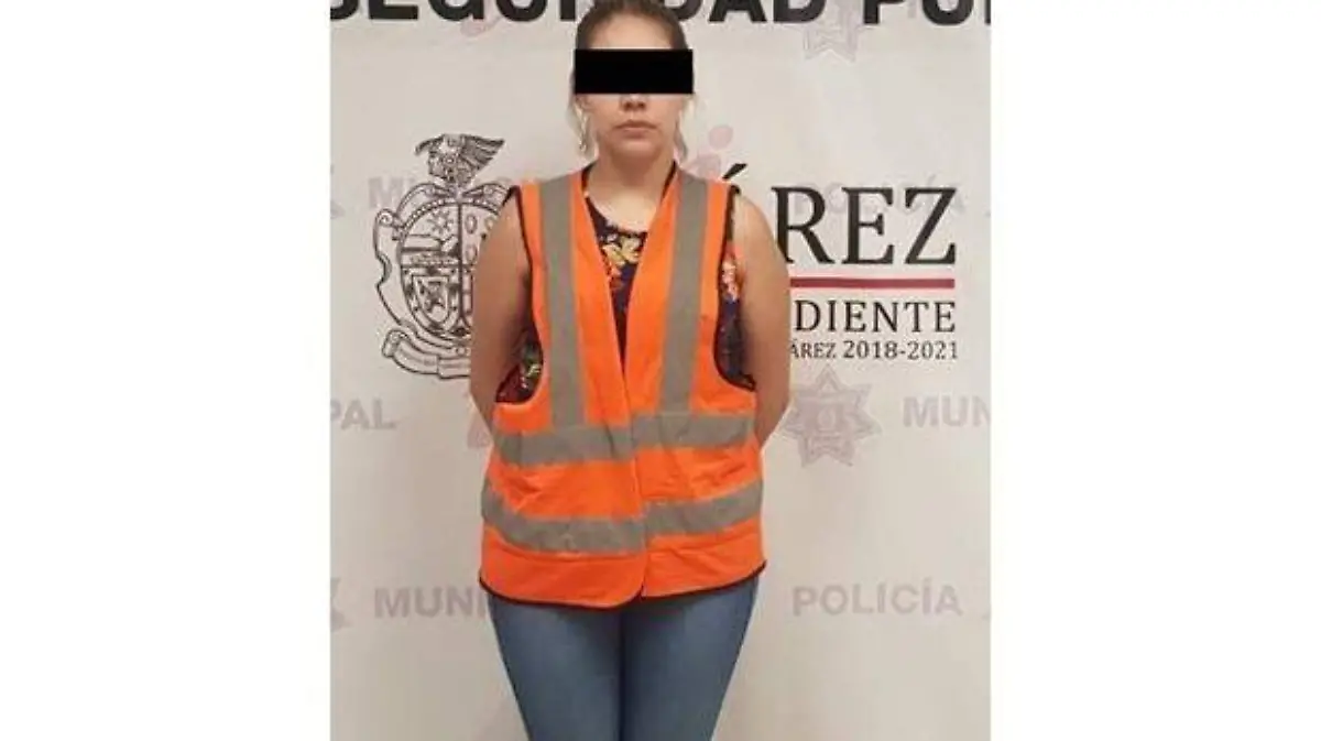 detenida con mariguana en pañalera