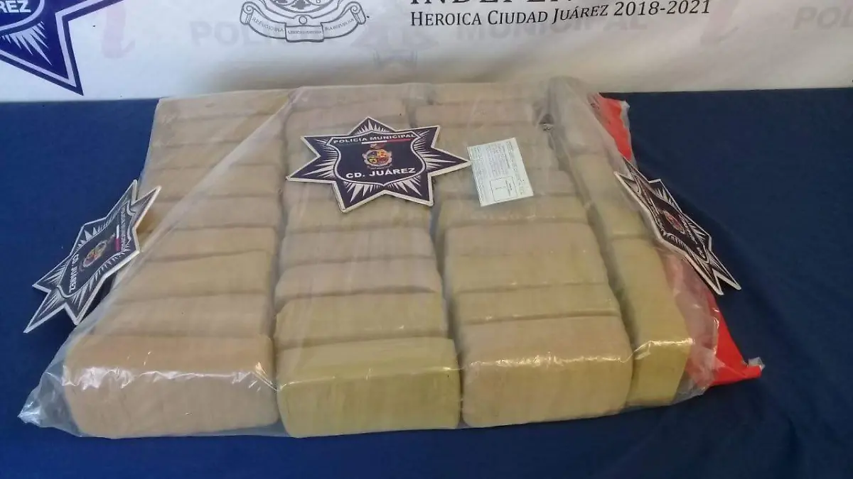 droga decomisada en puente internacional 
