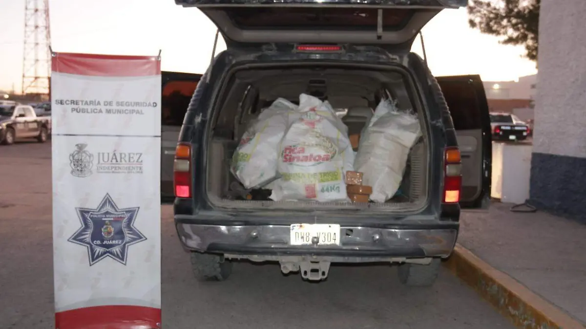 Aseguran 264 libras de marihuana