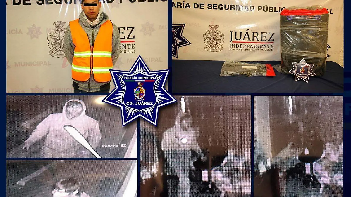 ladron detenido por segunda vez