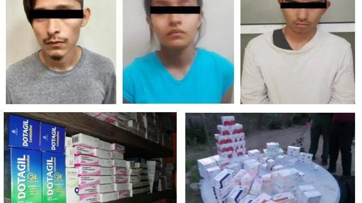 asaltantes de farmacia