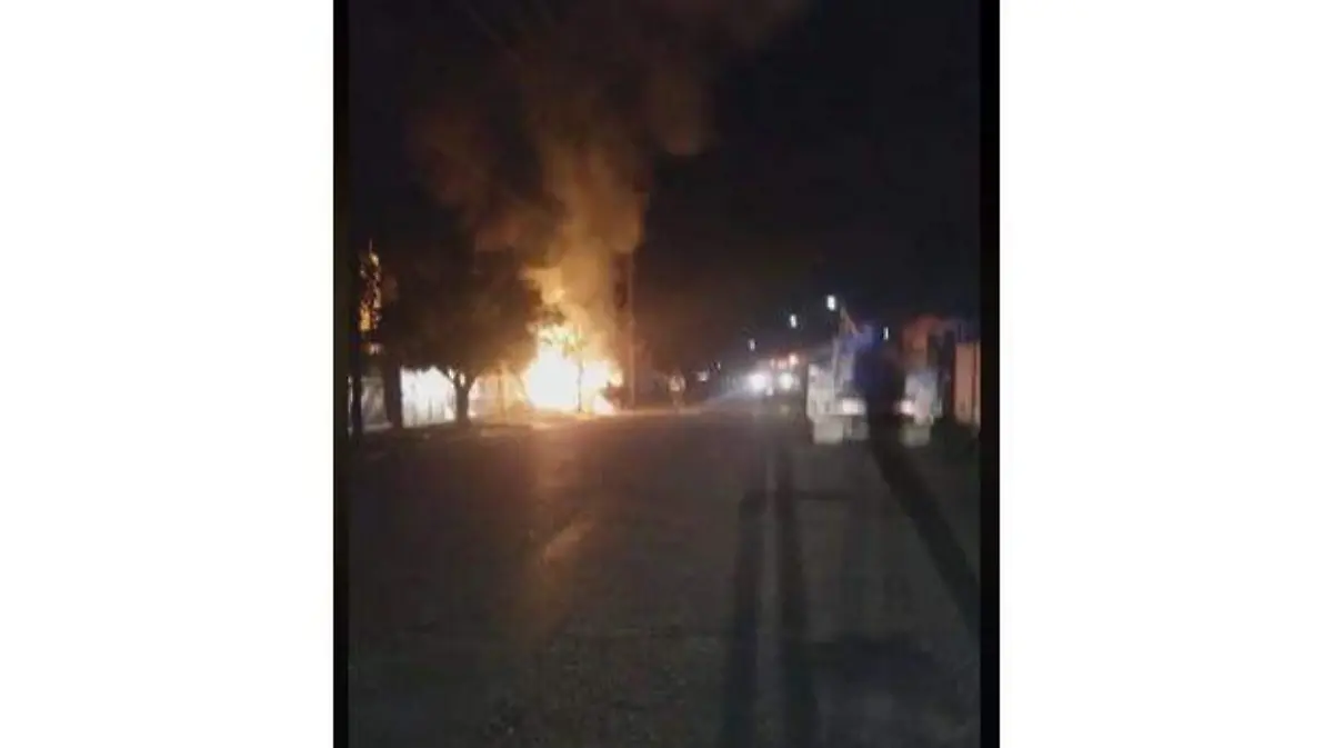 incendio por choque