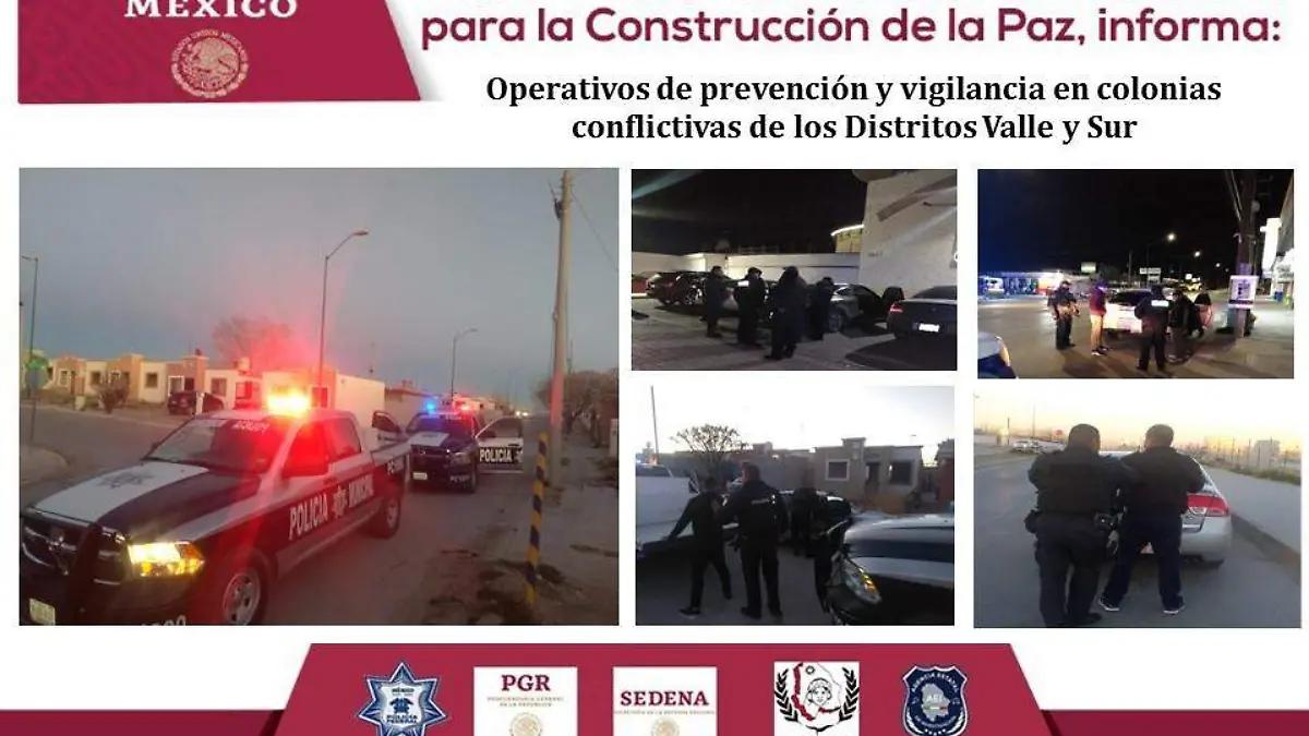 Operativos al sur de la ciudad