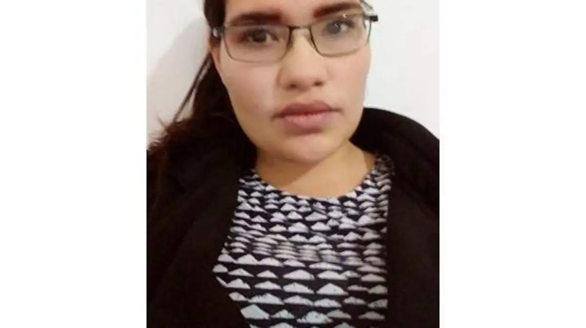 jovencita reportada desaparecida