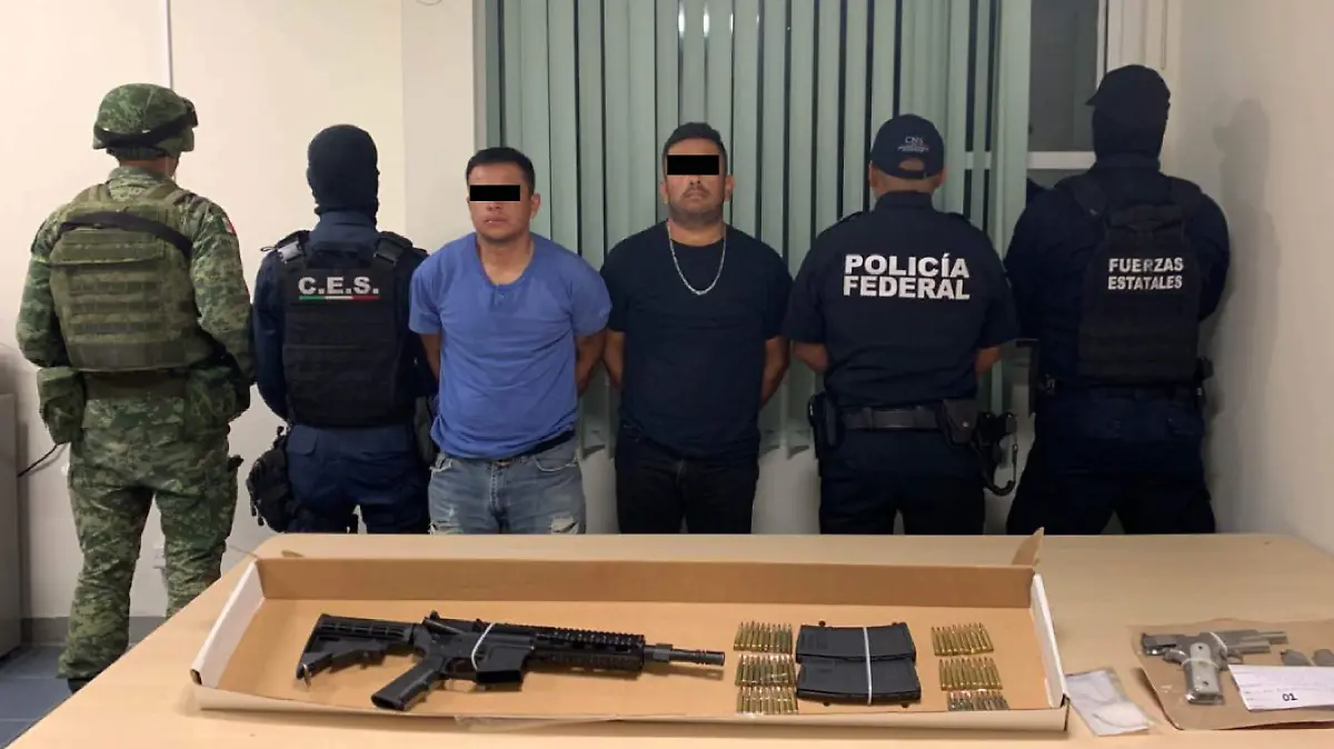 detenidos armas