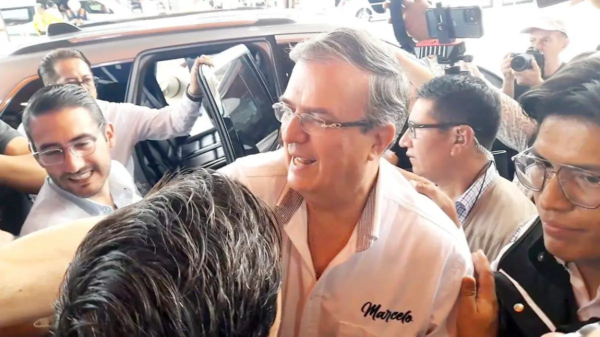 Llega Marcelo Ebrard a Ciudad Juárez