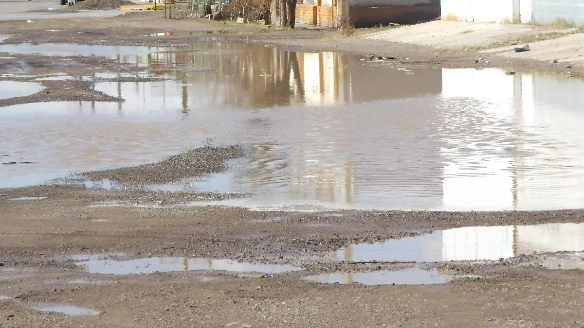 cale nicolas bravo, inundada 