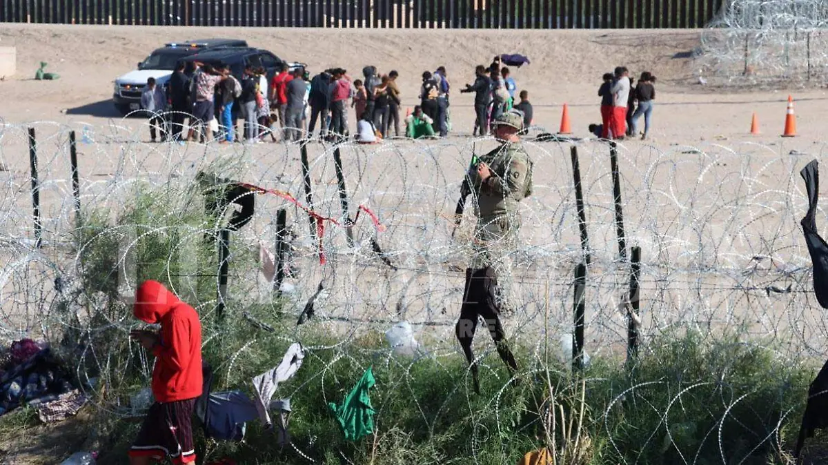 campamento migrante
