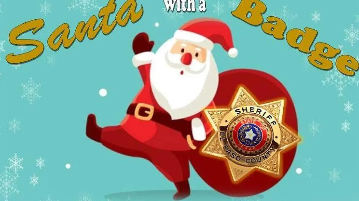 santa con placa