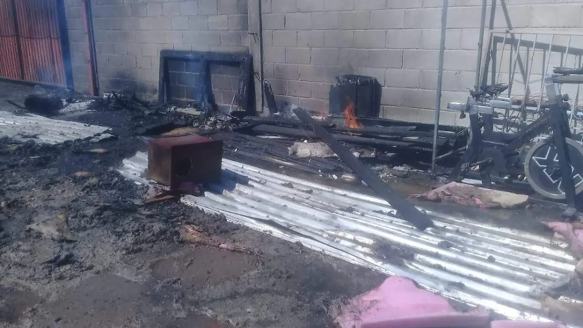 Incendio en  Manuel J Clouthier