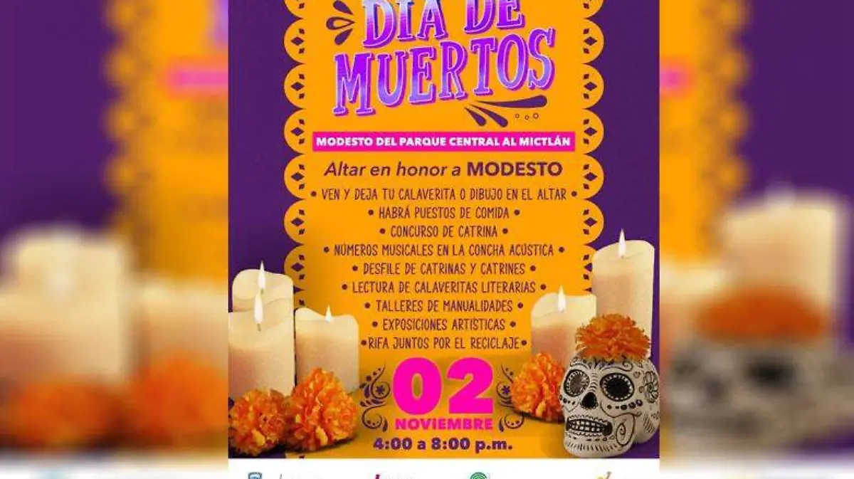 dia de muertos modesto