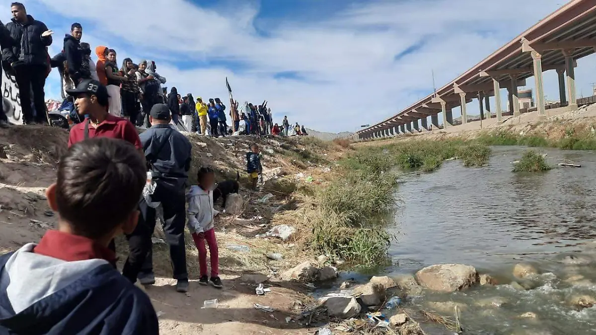 Migrantes en el bordo