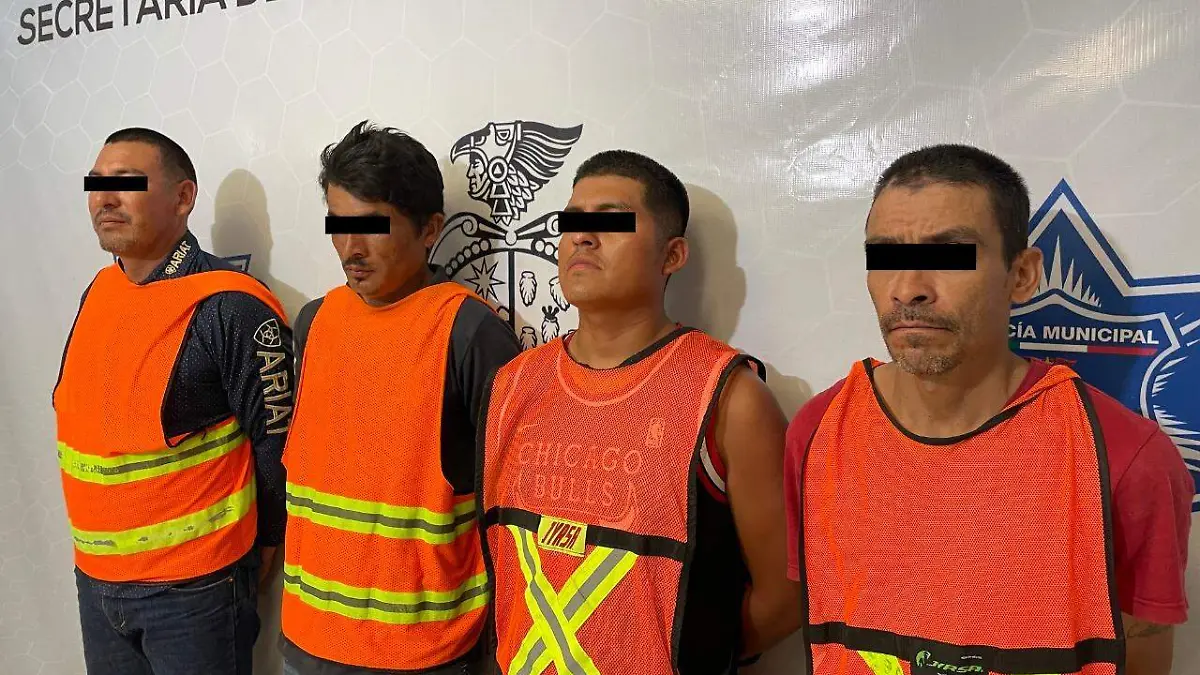 Polleros detenidos
