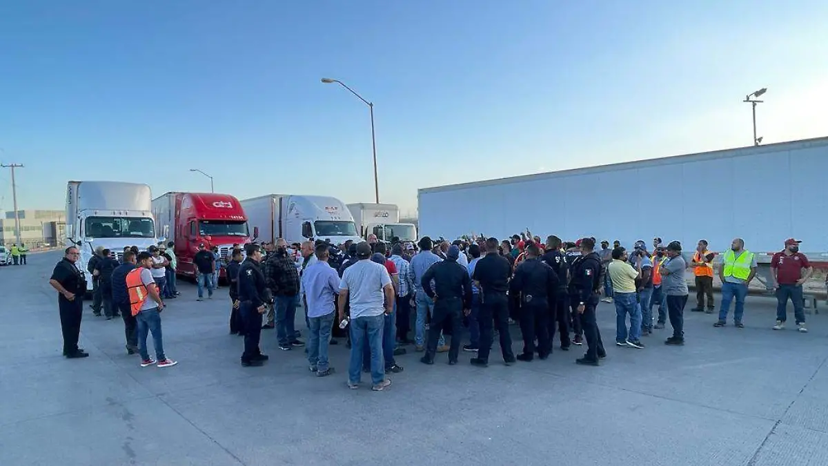 Manifestación de traileros